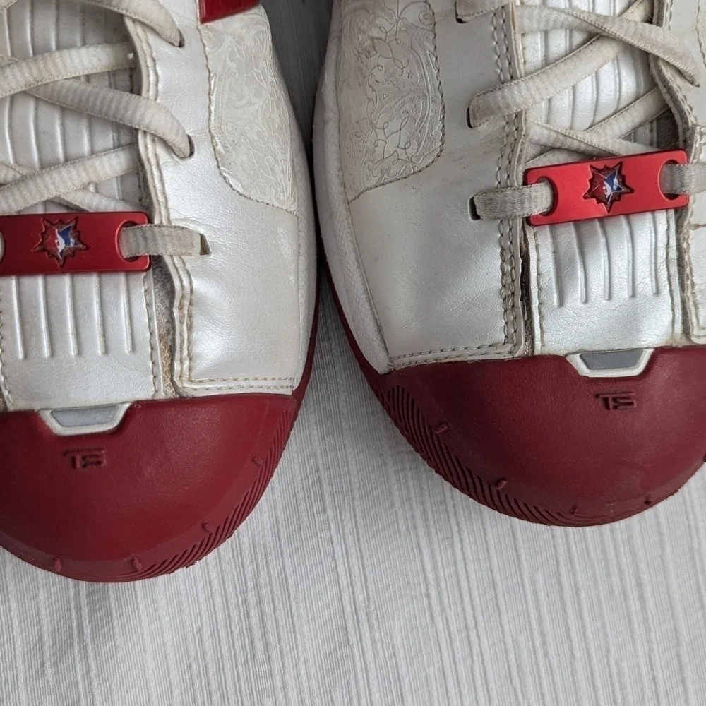 2008 Adidas Man's TS PRO  Tim Duncan Edition   Red & White-NBA All Star Size 14